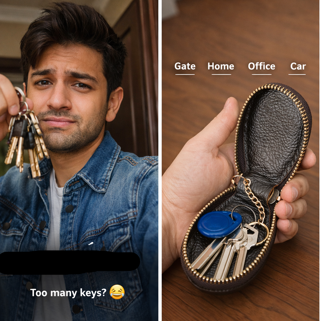 Leather Keychain holder