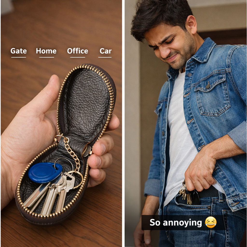 Leather Keychain holder