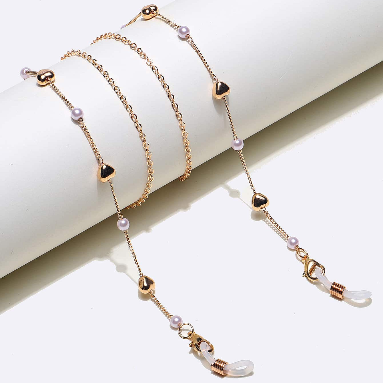 Faux Pearl Glasses Chain (1 piece - Chain only)