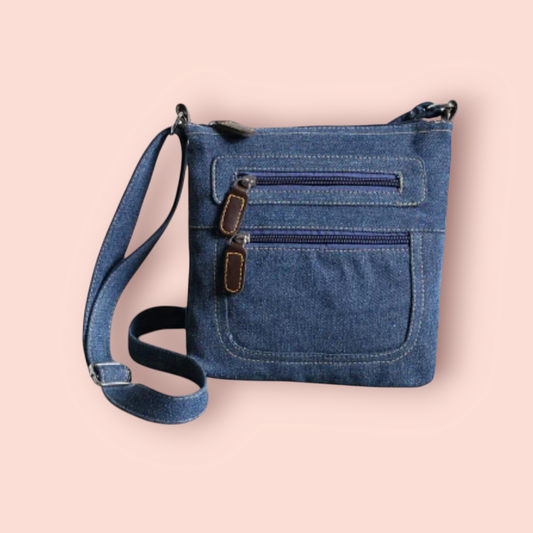 Girls cross body jean bag