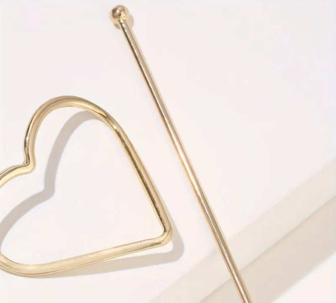 Stylish Hair pin Heart Shaped