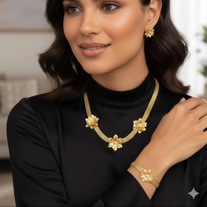 3 in 1 Gold Plated Set