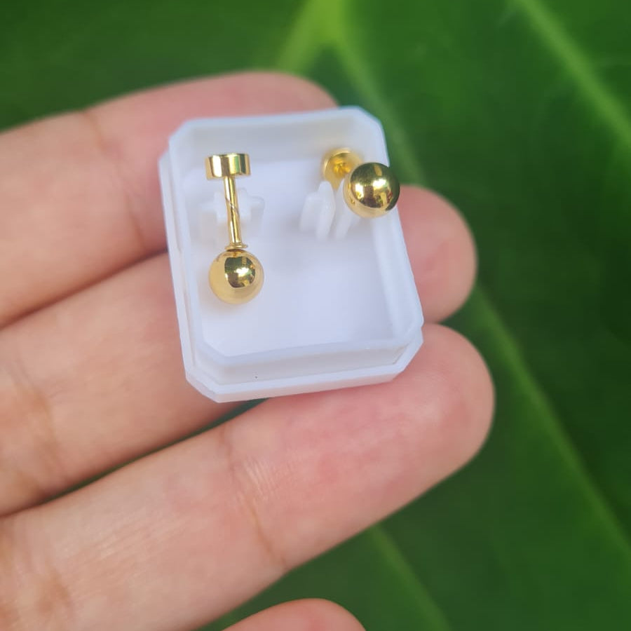 Ear Studs with Screw (pair)