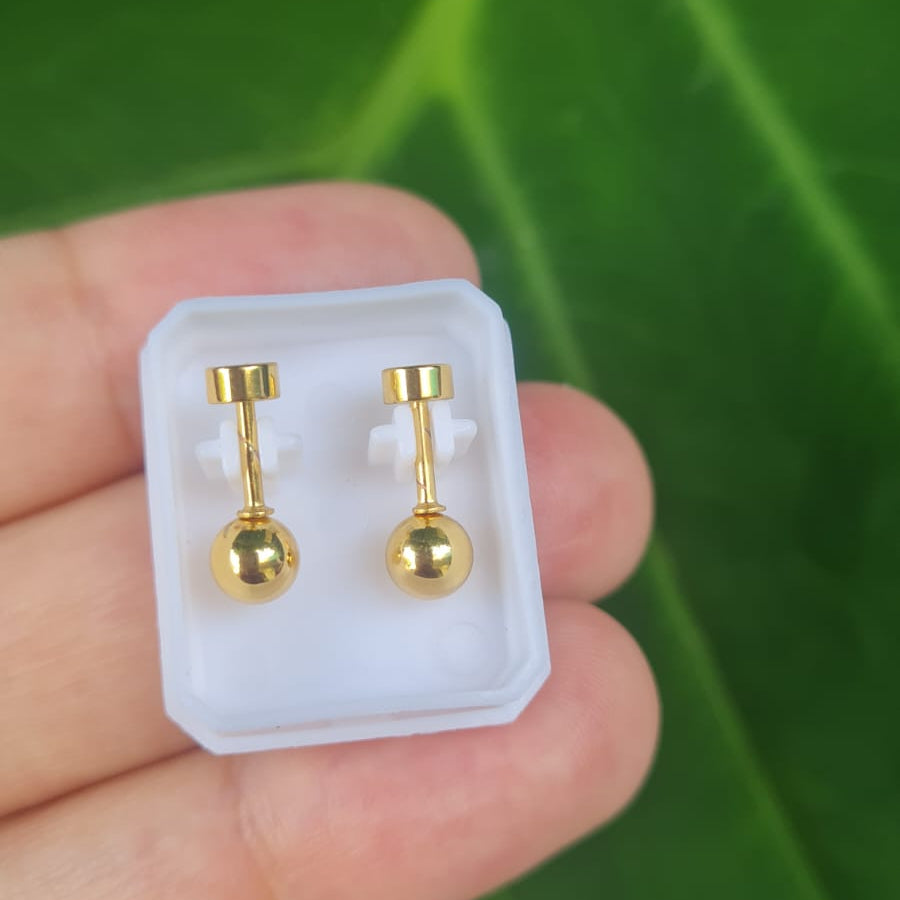 Ear Studs with Screw (pair)