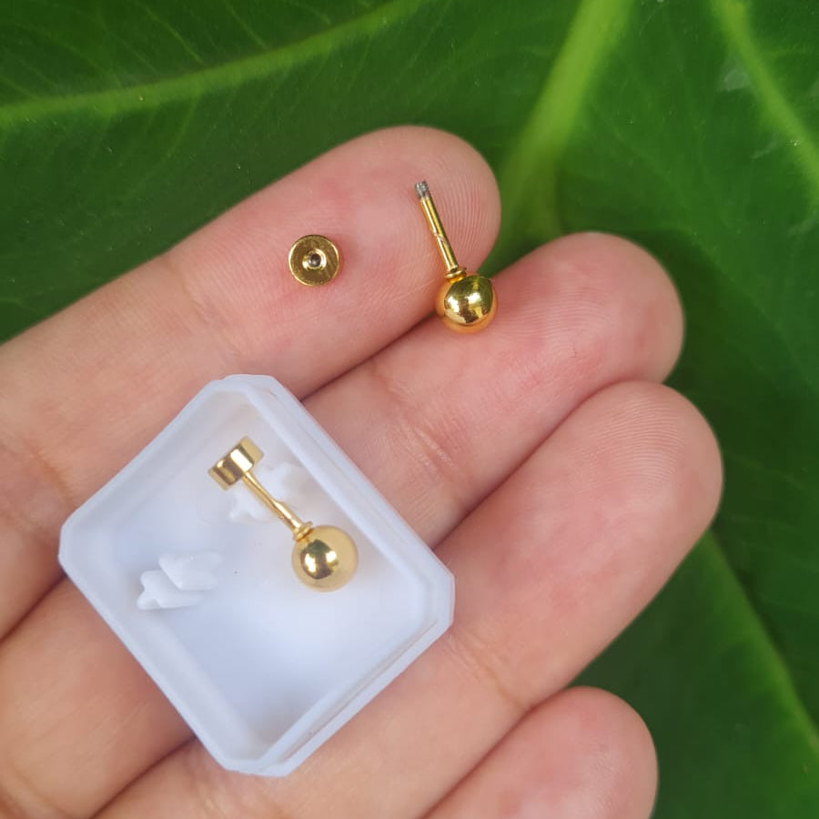 Ear Studs with Screw (pair)
