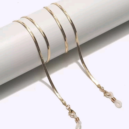 Glasses snake chain gold