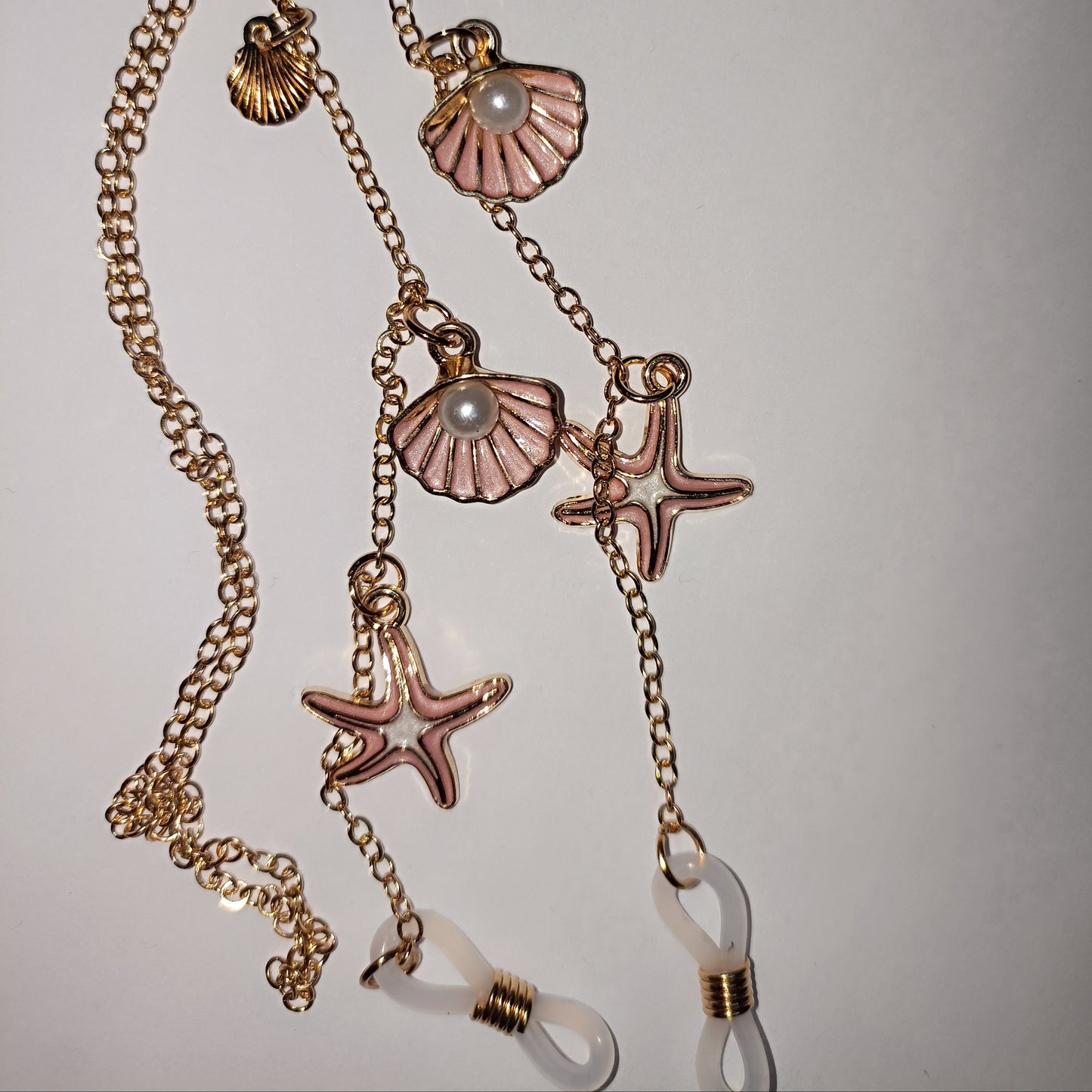 Starfish and Sea Shell Eyeglasses Chain (1 Piece)