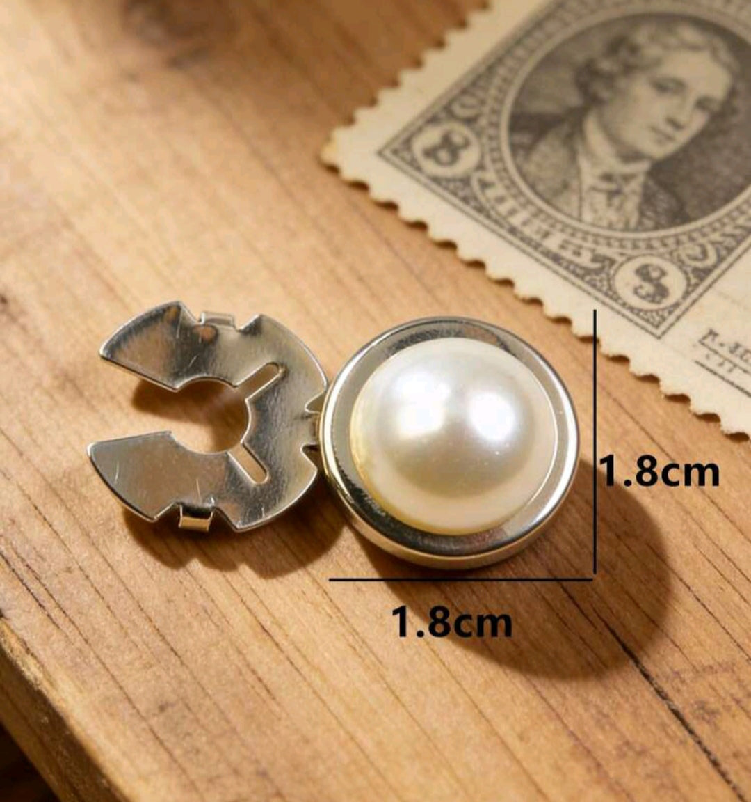 No Sew Buttons Cufflinks (Pack of 2)
