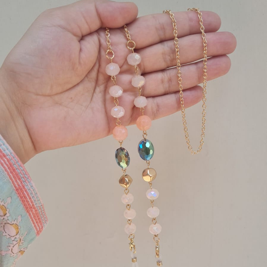 Crystal Rhinestone Glasses chain