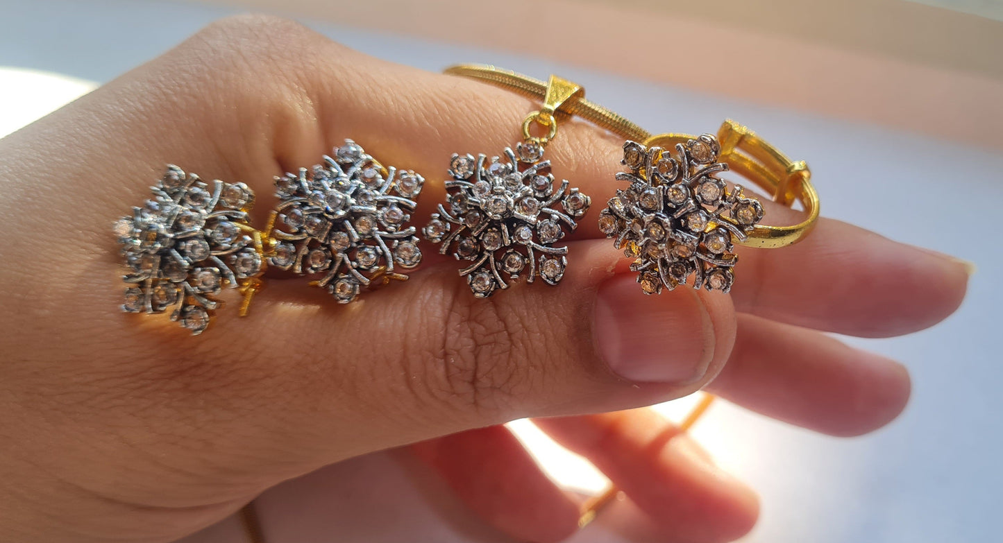 21K-Gold Plated Mesmerizing Set
