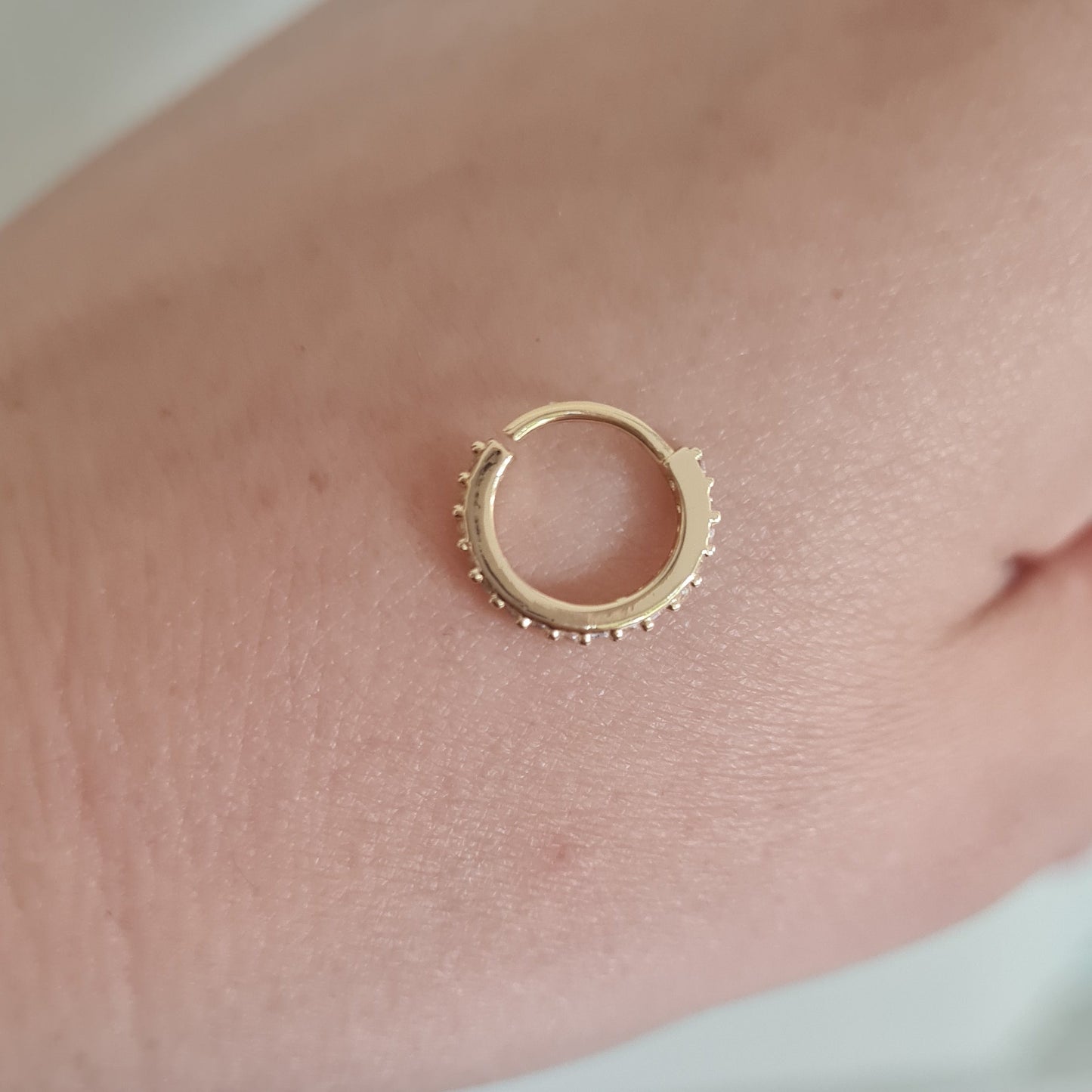 Nose Ring Zircons (Single Piece for pierced nose)