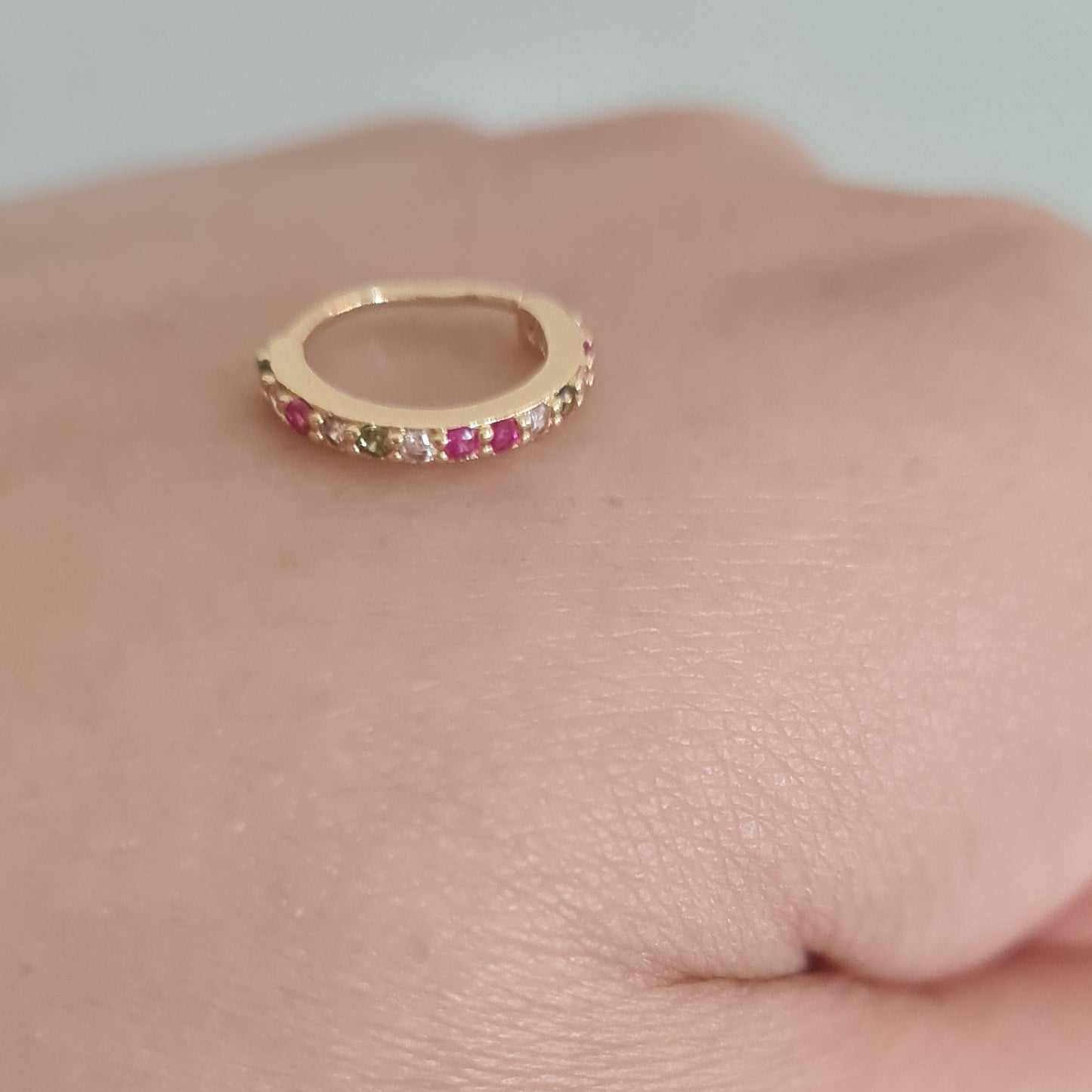 Nose Ring Zircons (Single Piece for pierced nose)