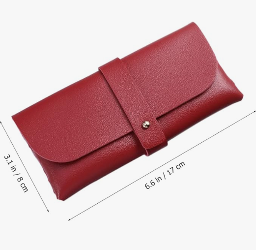 Eyeglasses cover Soft PU leather 1 piece