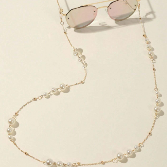 Large Small Pearl Eyeglasses Chain