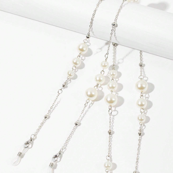 Large Small Pearl Eyeglasses Chain