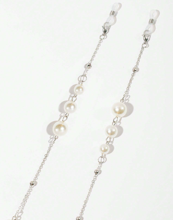 Large Small Pearl Eyeglasses Chain