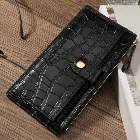 Ladies Wallet Crocodile Pattern