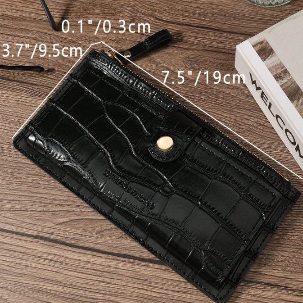 Ladies Wallet Crocodile Pattern