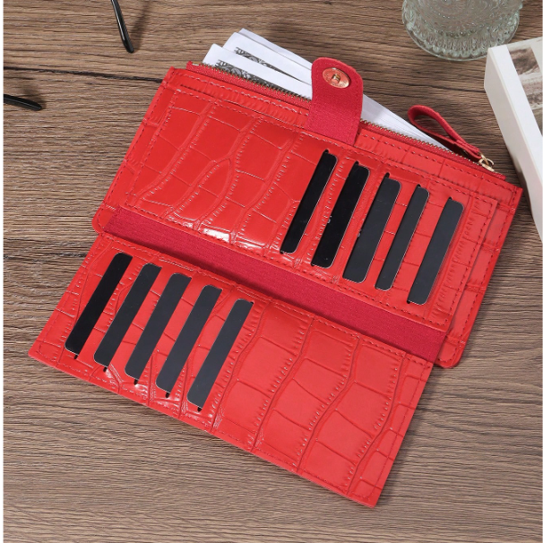 Ladies Wallet Crocodile Pattern