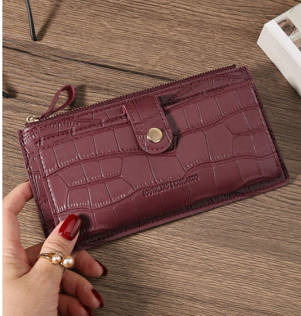Ladies Wallet Crocodile Pattern