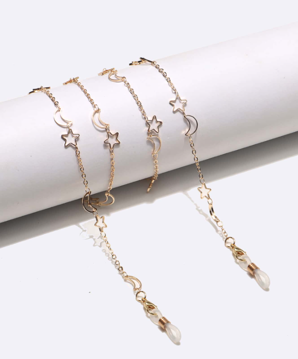 Star and Moon Eyeglasses Chain