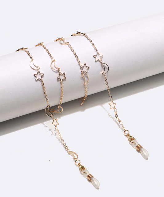 Star and Moon Eyeglasses Chain