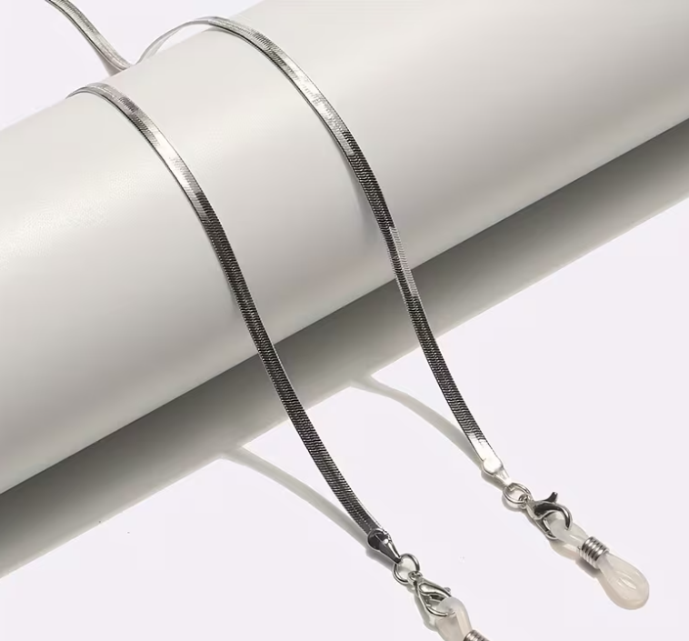 Glasses snake chain silver