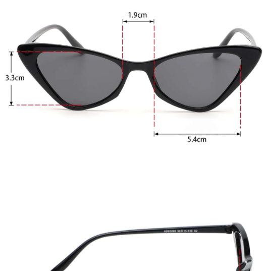 Cat Eye Light Weight Sun Glasses