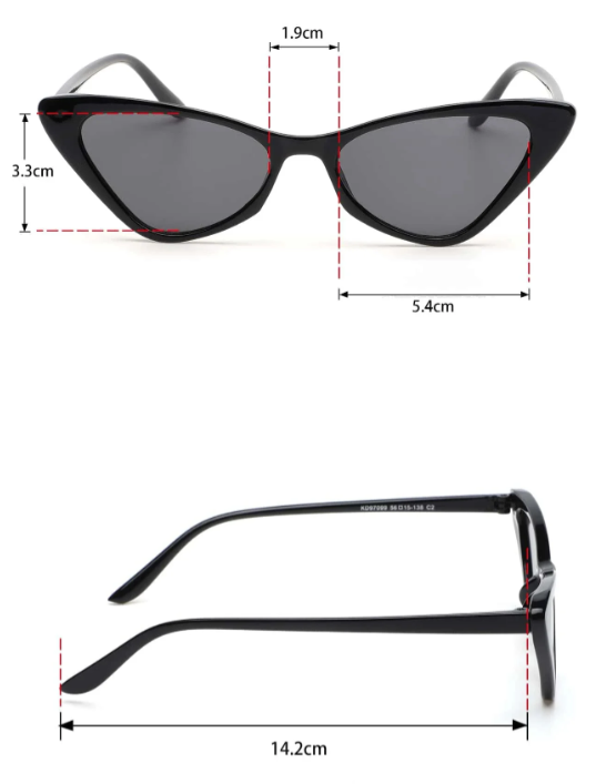 Cat Eye Light Weight Sun Glasses