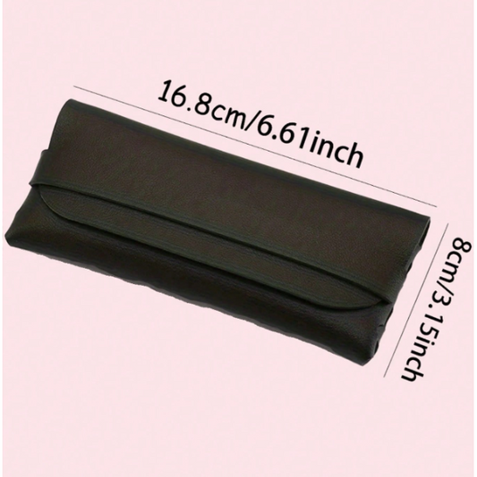 PU leather Glasses Case (Black)
