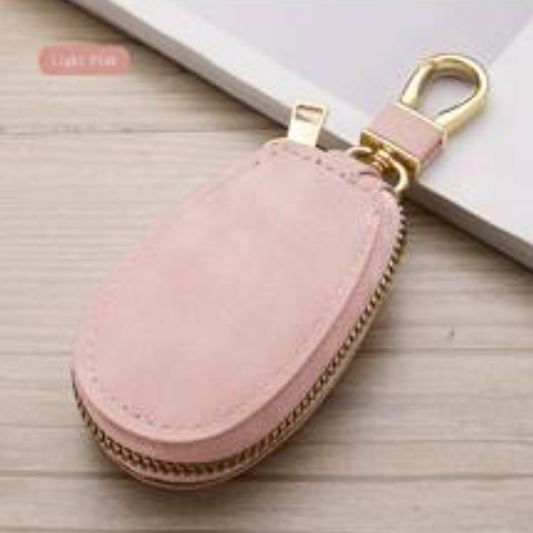 Leather Keychain Holder (Suede)