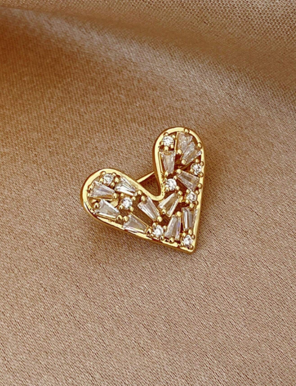 Heart and Bowknot (pack of 2 brooches)