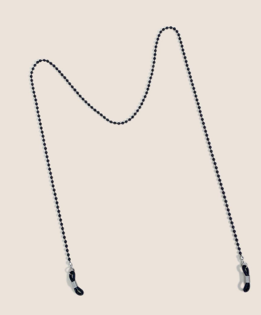 Simple Black Beads Sunglasses Chain