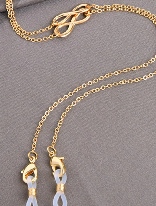 Gold Glasses Chain Infinity