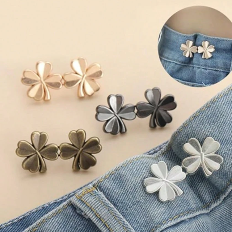 No sew Metal waist buttons (2 Piece)