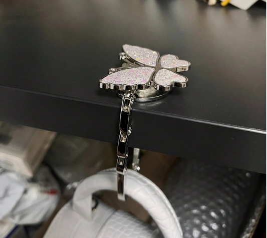 Butterfly Bag Hook Pink