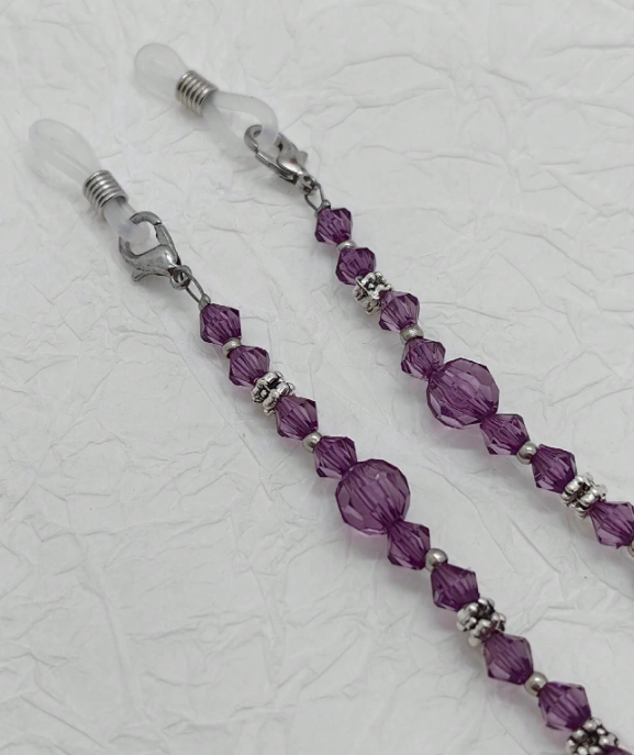Beautiful Purple Glasses Chain