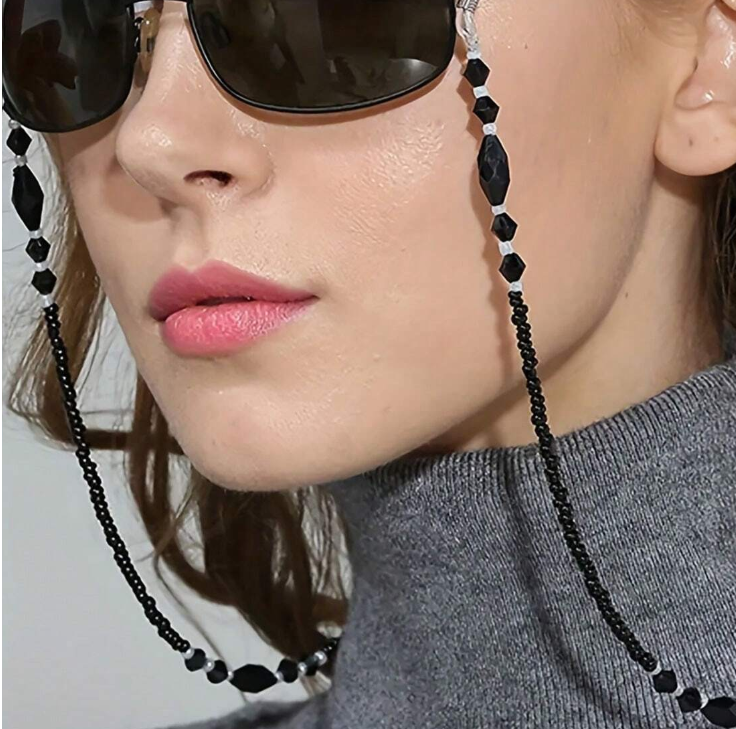 Beautiful Black with White Chain