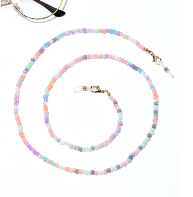 Pastel Colored Beaded Chain