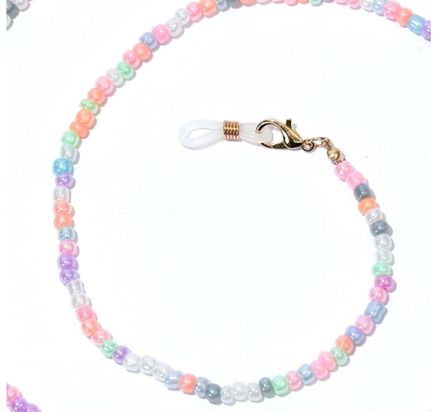 Pastel Colored Beaded Chain
