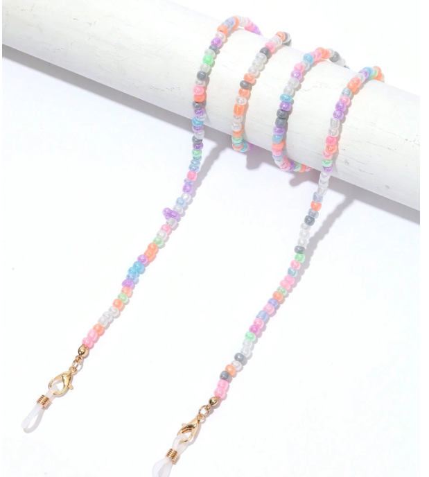 Pastel Colored Beaded Chain