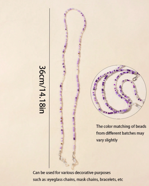 Simple Eyeglasses chain (1 piece - Chain only)