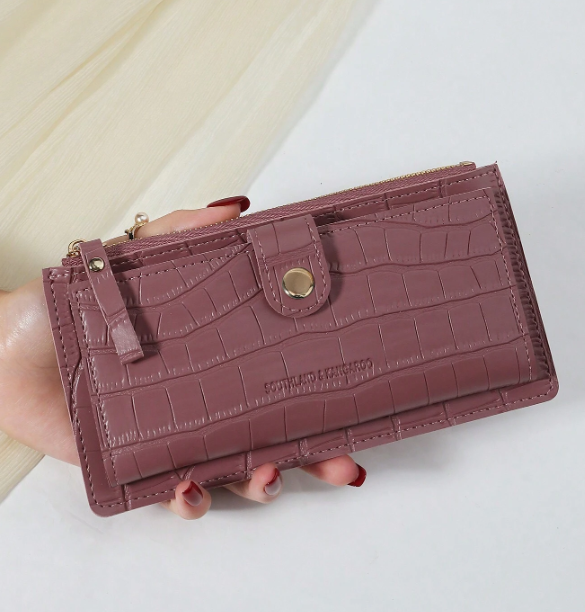 Ladies Wallet Crocodile Pattern