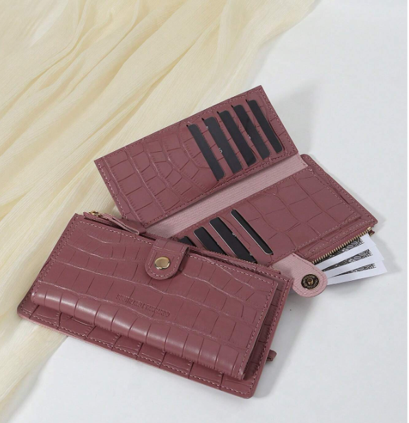 Ladies Wallet Crocodile Pattern