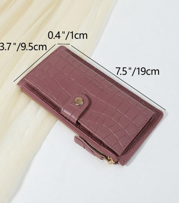 Ladies Wallet Crocodile Pattern