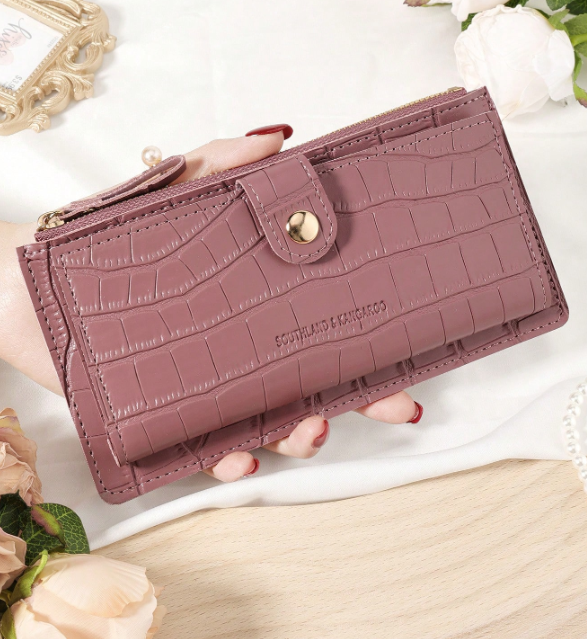 Ladies Wallet Crocodile Pattern