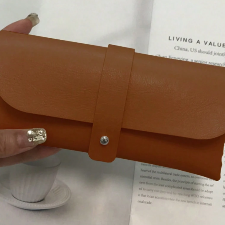 Eyeglasses cover Soft PU leather 1 piece