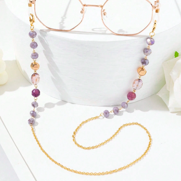 Crystal Rhinestone Glasses chain