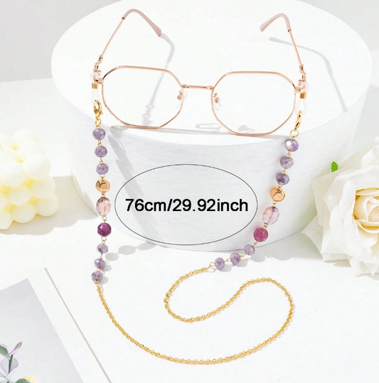 Crystal Rhinestone Glasses chain