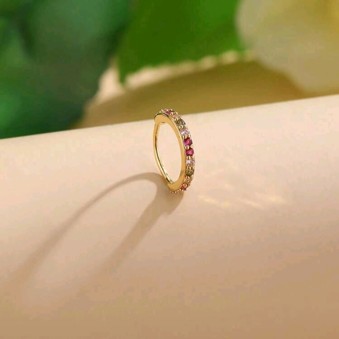 Nose Ring Zircons (Single Piece for pierced nose)
